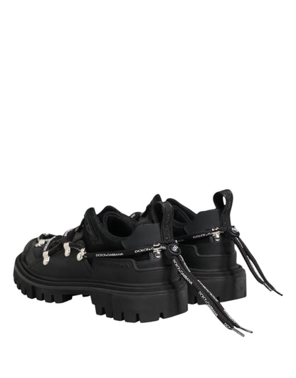 Zapatillas de trekking bajas con cordones negras Dolce & Gabbana