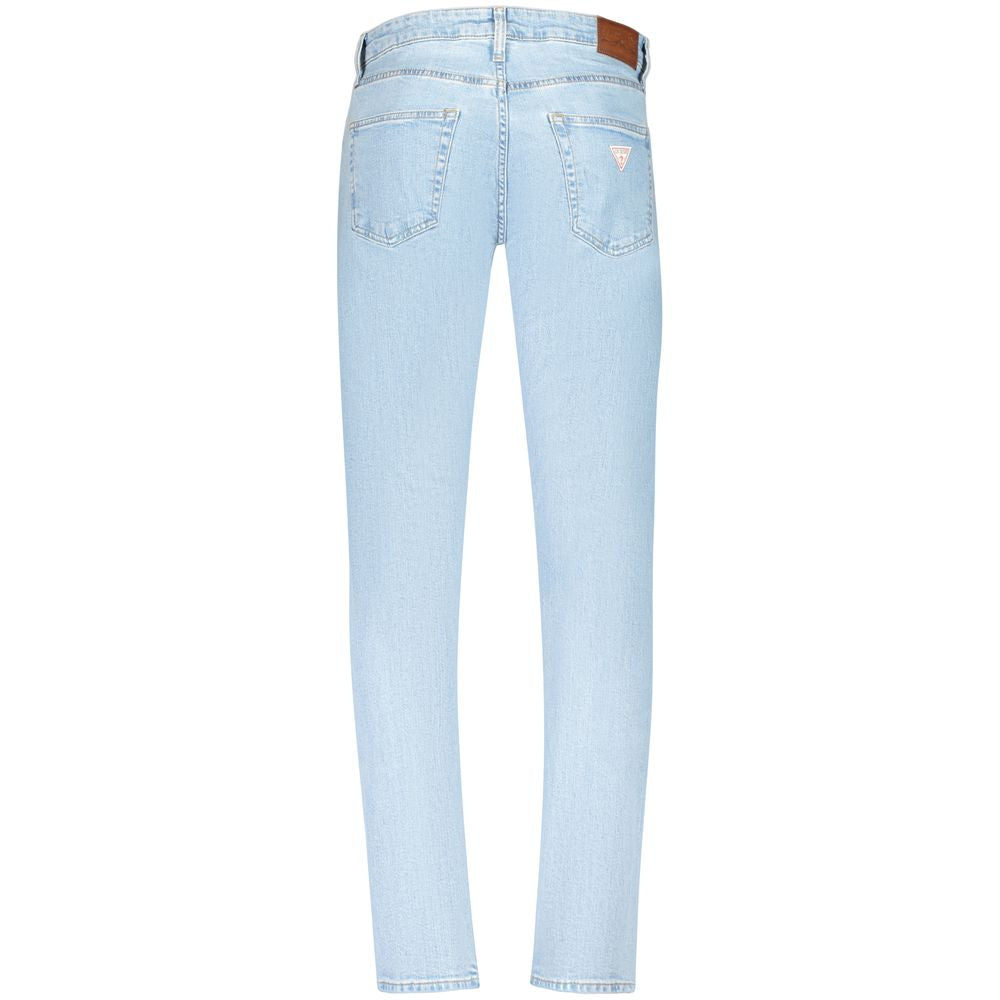 Pantalones Vaqueros de Algodón Azzurro Guess para Hombre
