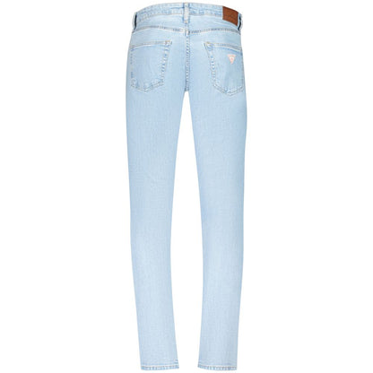 Pantalones Vaqueros de Algodón Azzurro Guess para Hombre