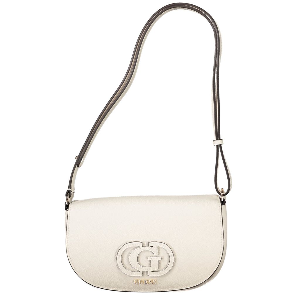 Bolso de mano Guess Jeans de poliuretano blanco para mujer