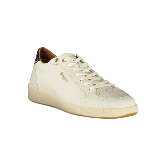 Zapatilla Blauer de poliuretano blanco para hombre