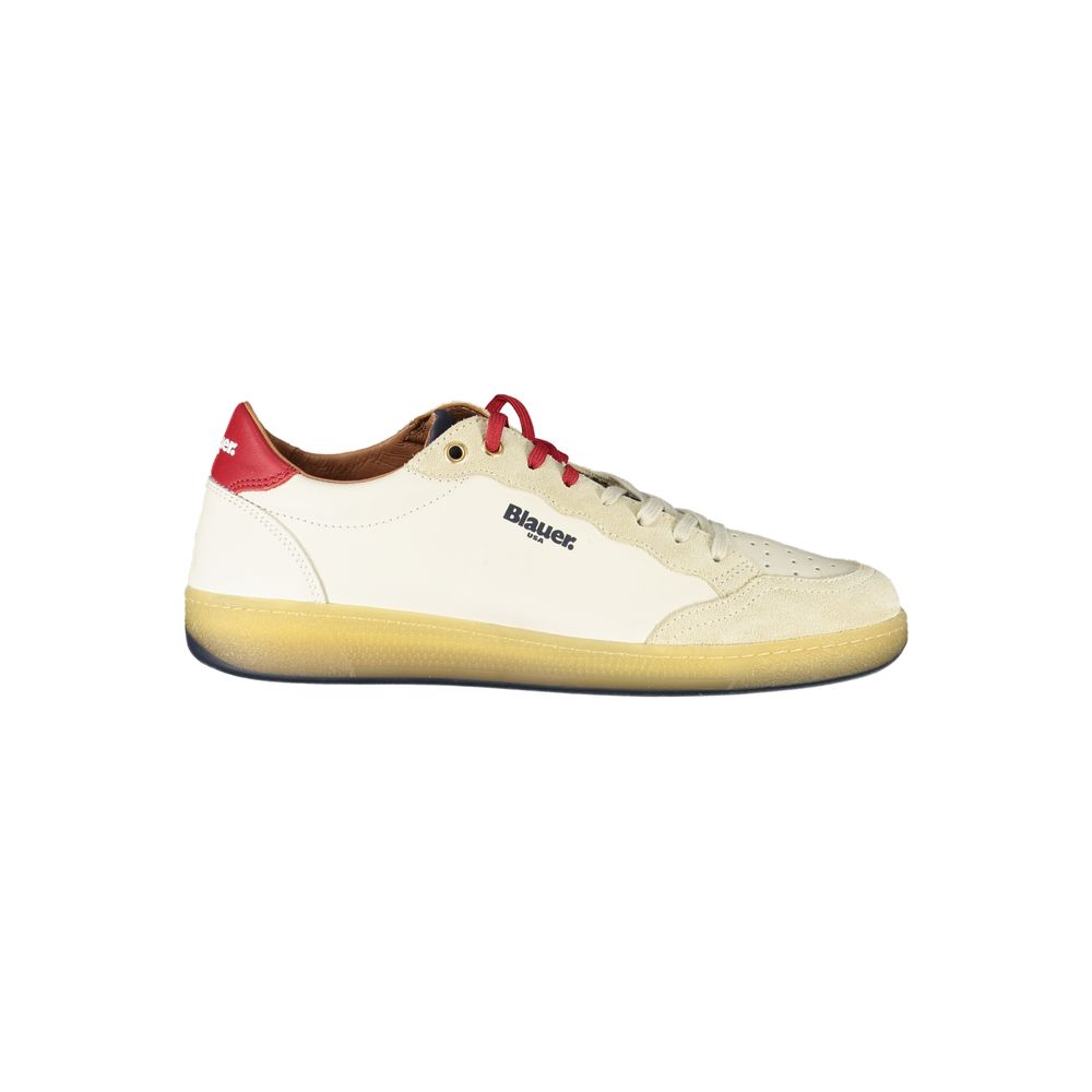 Zapatilla blanca de poliuretano Blauer para hombre