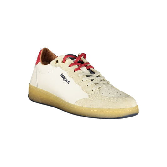 Zapatilla blanca de poliuretano Blauer para hombre