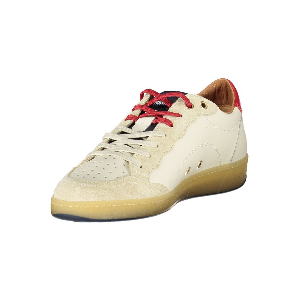 Zapatilla blanca de poliuretano Blauer para hombre