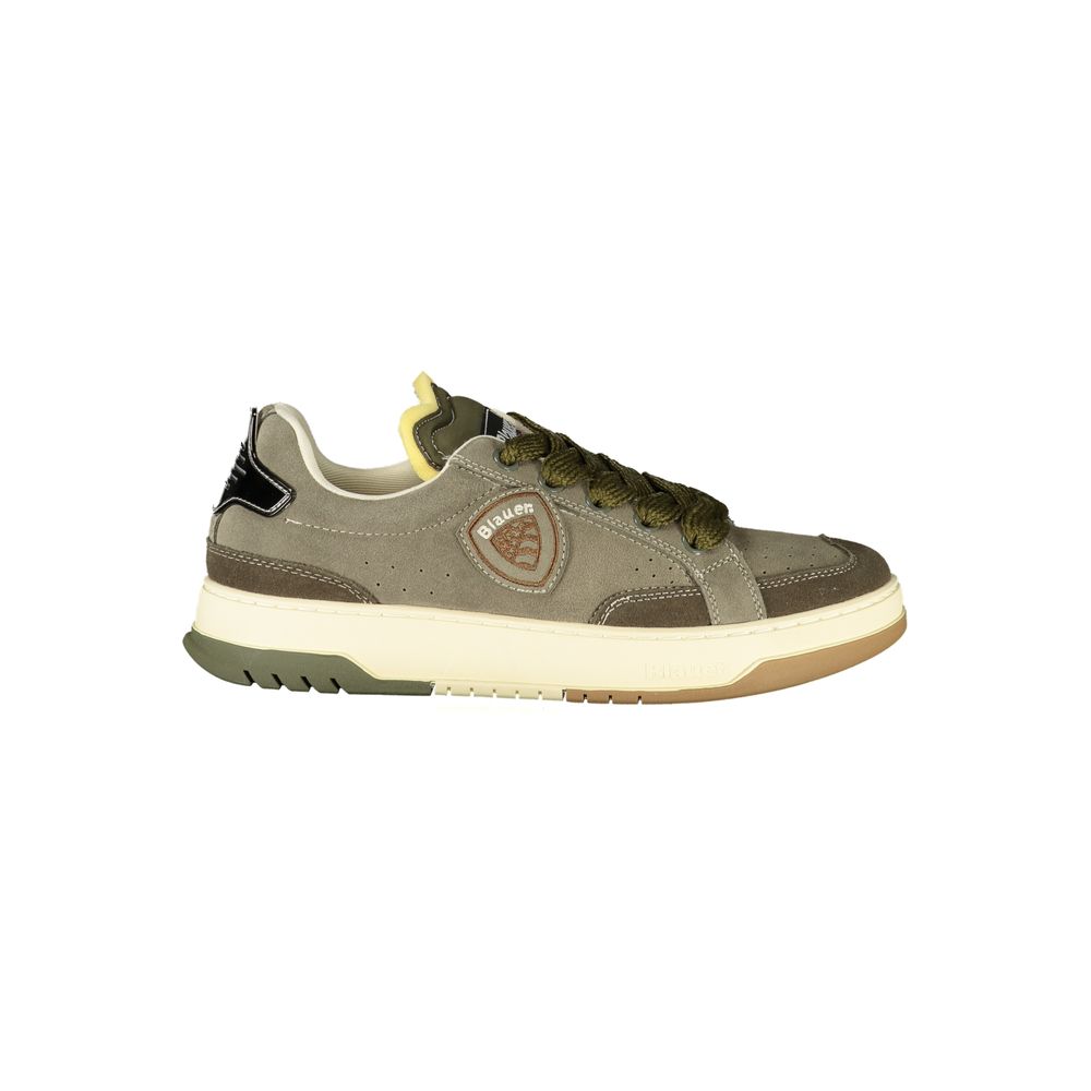 Zapatillas de Poliuretano Verde Blauer para Hombre