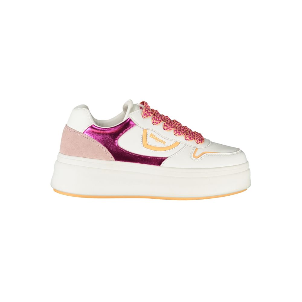 Zapatillas Blauer de poliuretano blanco para mujer