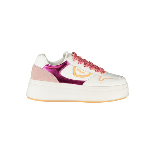 Zapatillas Blauer de poliuretano blanco para mujer