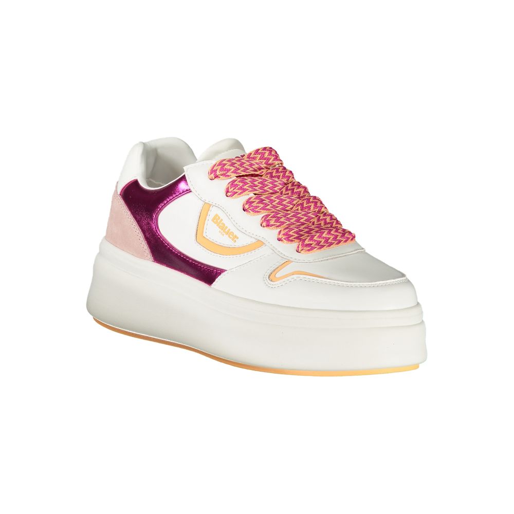 Zapatillas Blauer de poliuretano blanco para mujer