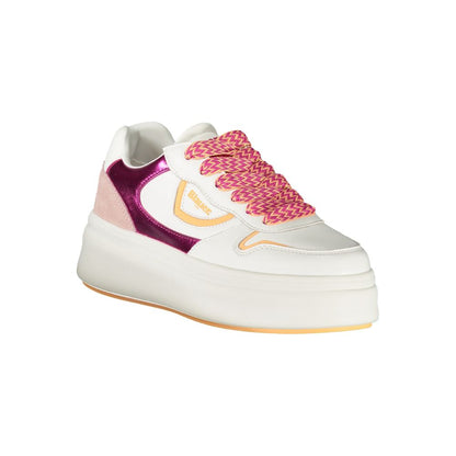 Zapatillas Blauer de poliuretano blanco para mujer