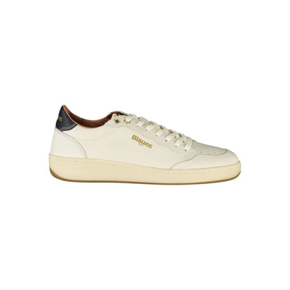 Zapatillas Blancas de Cuero para Mujer Blauer