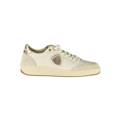 Zapatillas Blancas de Cuero para Mujer Blauer