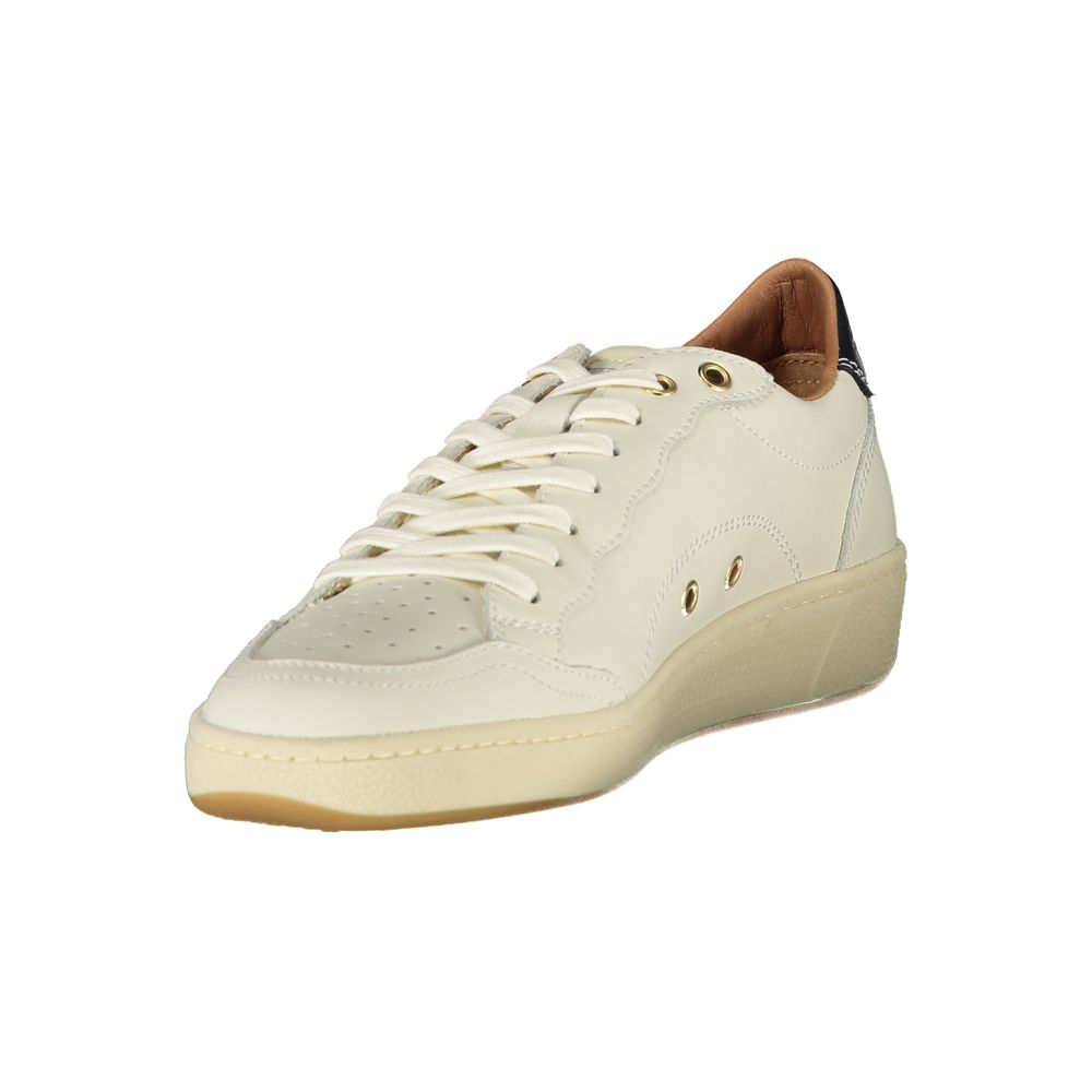 Zapatillas Blancas de Cuero para Mujer Blauer