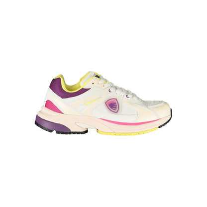Zapatilla Blauer Blanca de Poliuretano para Mujer