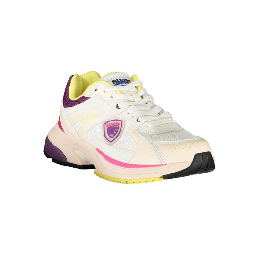 Zapatilla Blauer Blanca de Poliuretano para Mujer