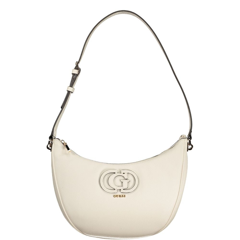 Bolso de mano Guess Jeans de poliuretano blanco para mujer