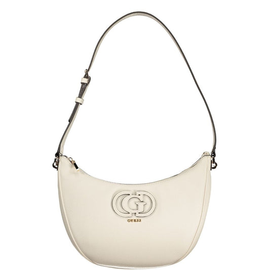 Bolso de mano Guess Jeans de poliuretano blanco para mujer