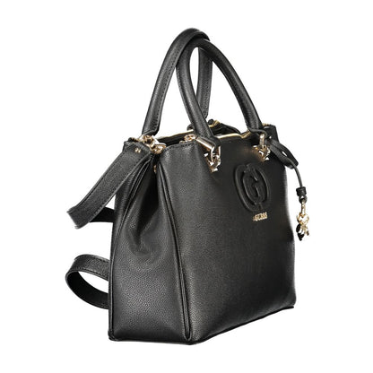 Bolso de mano de poliuretano negro para mujer Guess Jeans