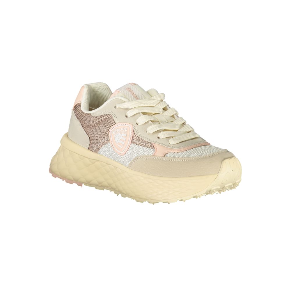 Zapatilla Blauer Beige de Poliuretano para Mujer