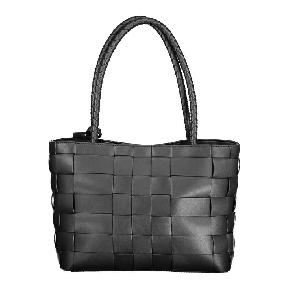 Guess Jeans Nero Poliuretano Bolso de Mujer
