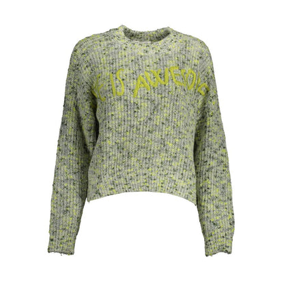 Suéter de acrílico verde Desigual para mujer