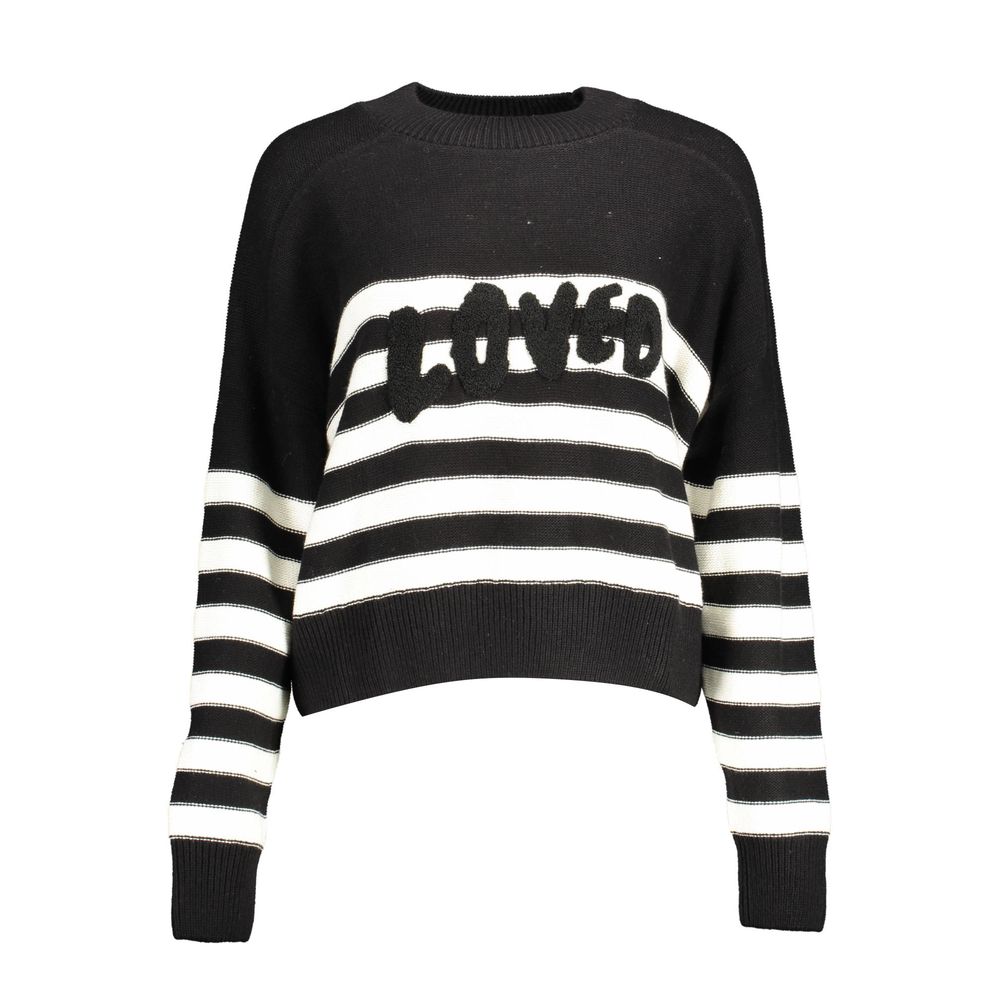 Suéter Desigual de algodón negro para mujer