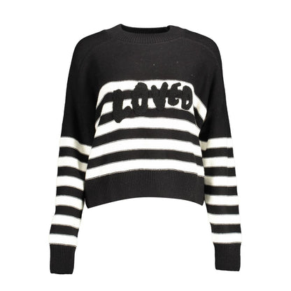 Suéter Desigual de algodón negro para mujer