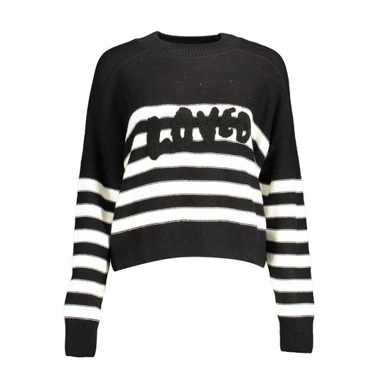 Suéter Desigual de algodón negro para mujer