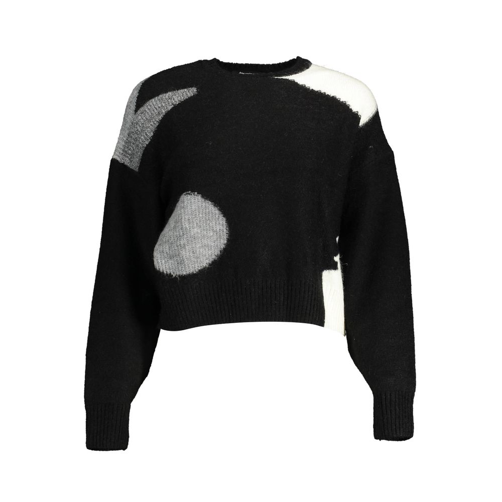 Suéter de acrílico negro Desigual para mujer