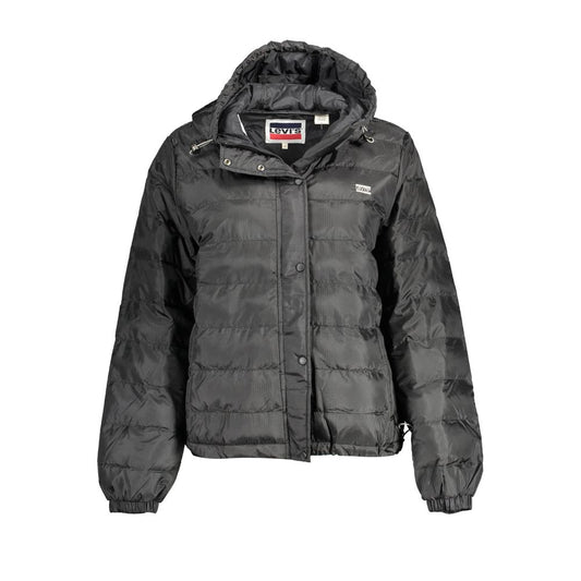 Chaqueta de poliéster negra Levi's para mujer