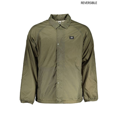 Chaqueta de nailon verde para hombre Vans