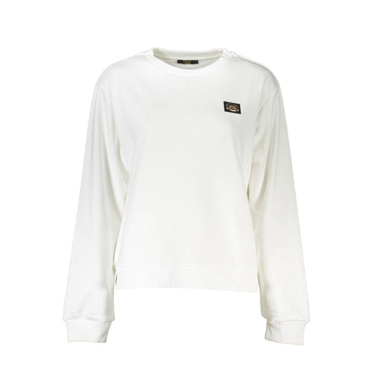 Sudadera Cavalli Class de Algodón Blanca para Mujer