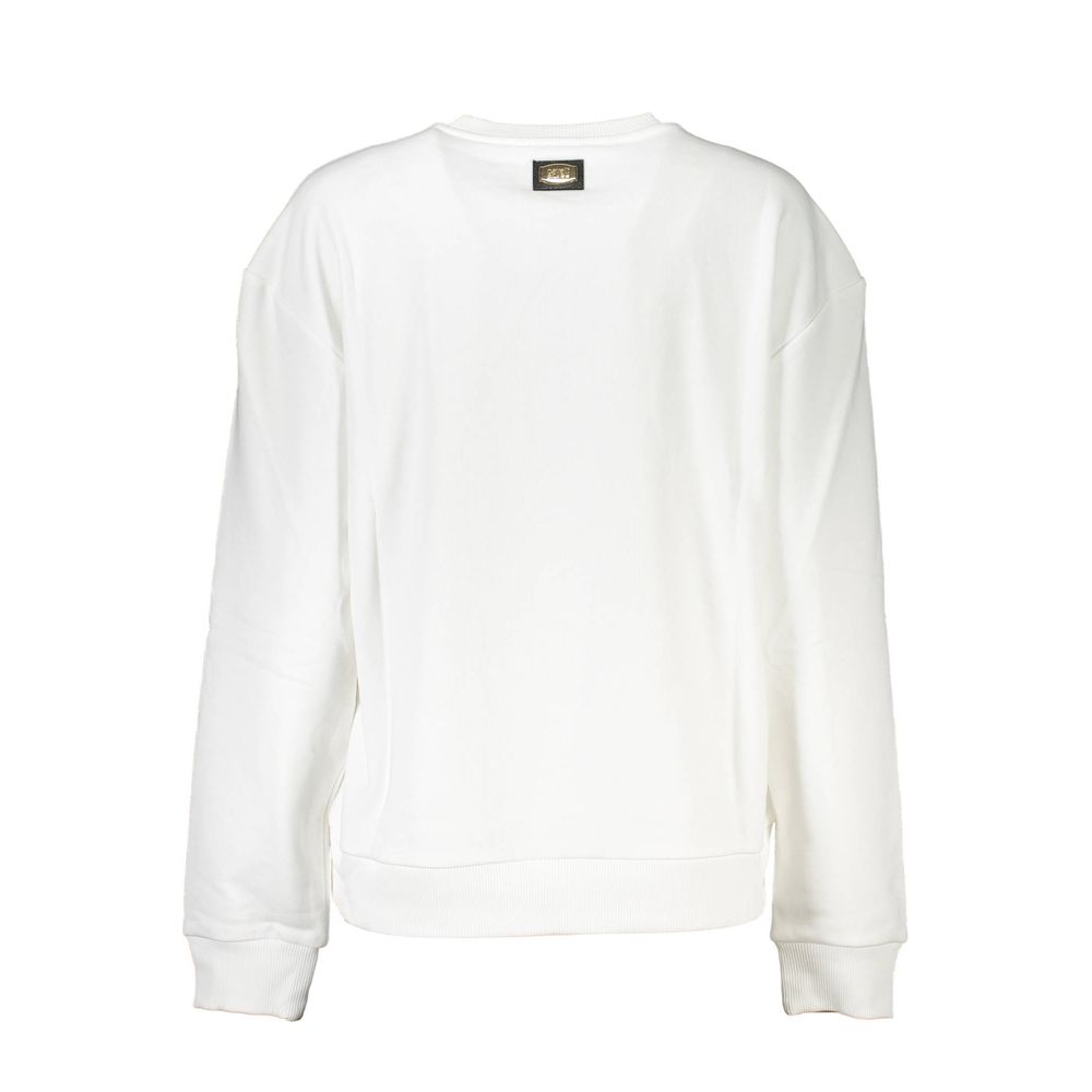 Sudadera de Algodón Blanca para Mujer Cavalli Class