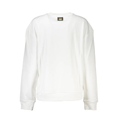 Sudadera de Algodón Blanca para Mujer Cavalli Class