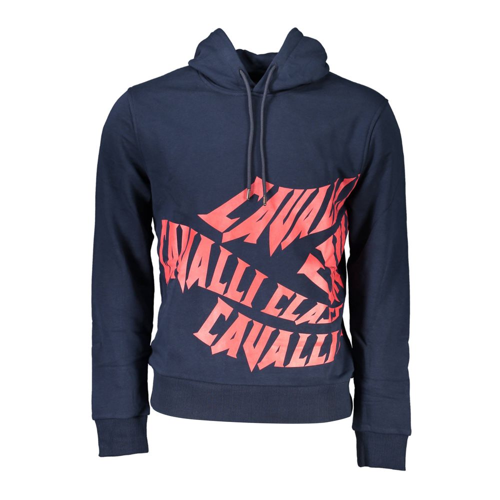 Sudadera de Algodón Azul para Hombre Cavalli Class