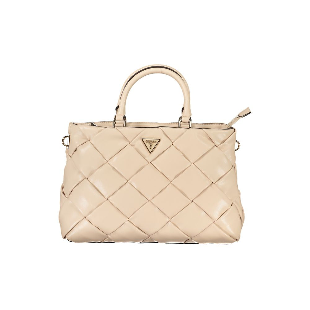 Mochila de poliuretano Guess Jeans Rosa para mujer