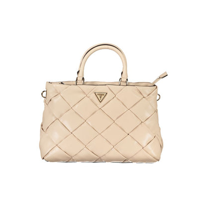 Mochila de poliuretano Guess Jeans Rosa para mujer