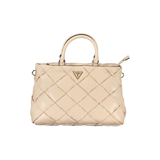Mochila de poliuretano Guess Jeans Rosa para mujer