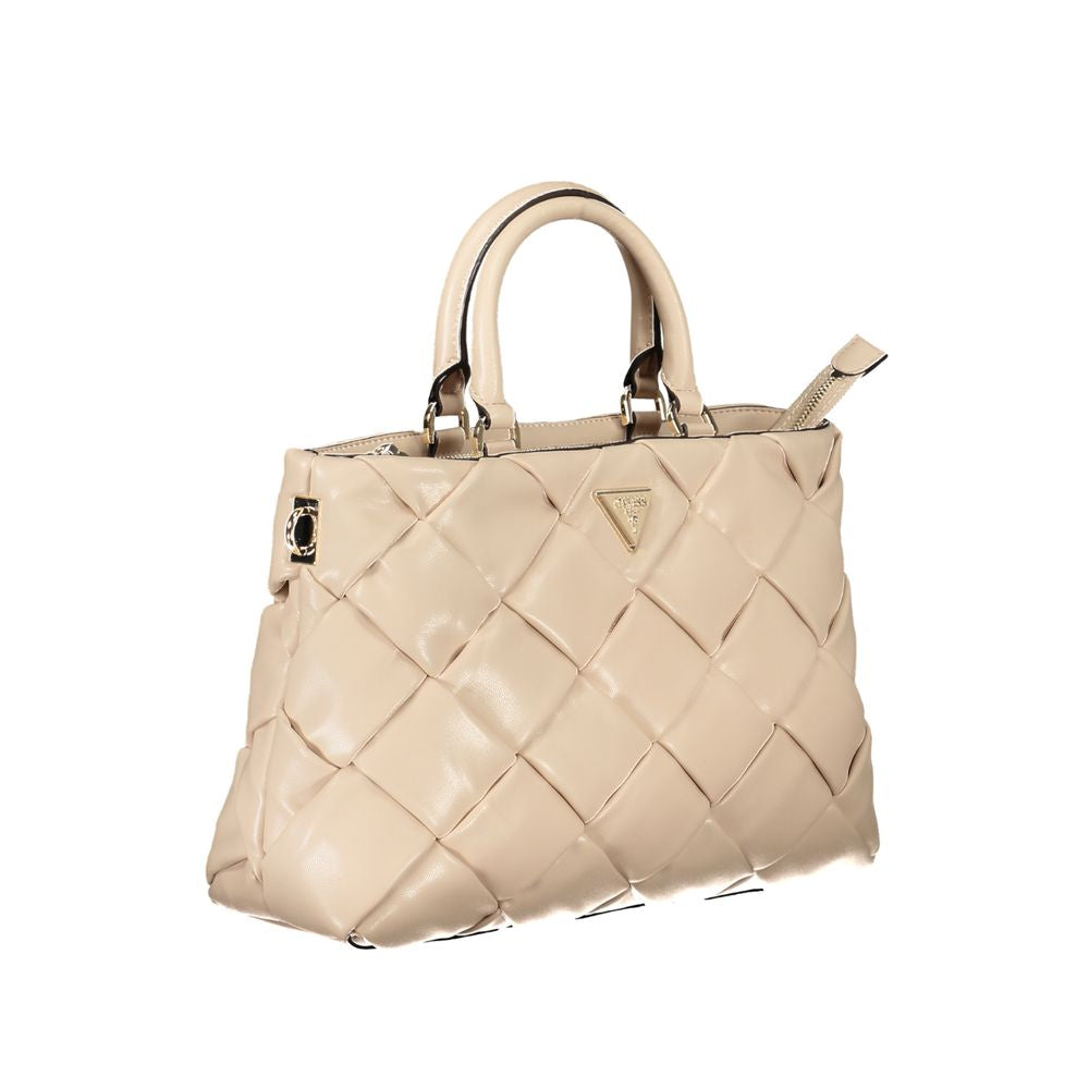 Mochila de poliuretano Guess Jeans Rosa para mujer