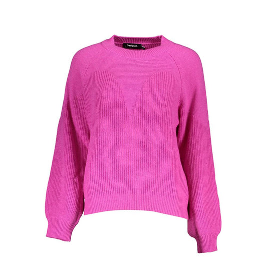 Suéter Desigual Rosa de poliéster para mujer