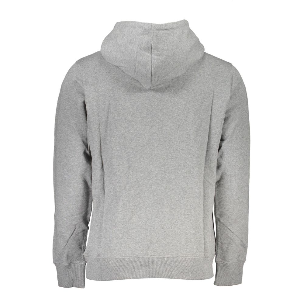 Sudadera de algodón gris para hombre Calvin Klein