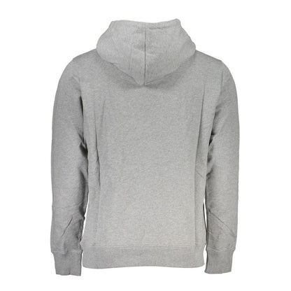 Sudadera de algodón gris para hombre Calvin Klein
