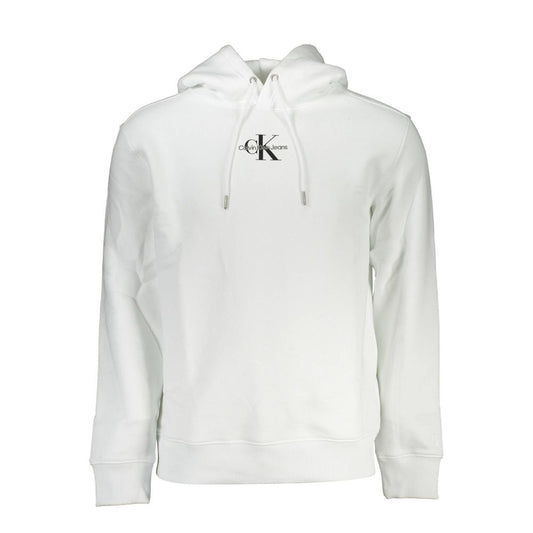 Sudadera de hombre de algodón blanco Calvin Klein