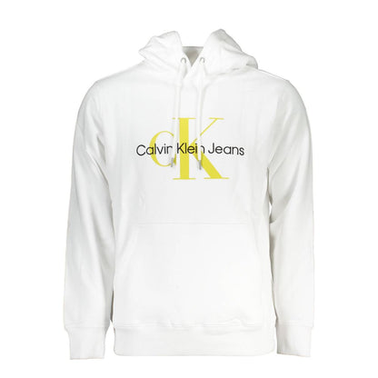 Sudadera de algodón blanca para hombre Calvin Klein