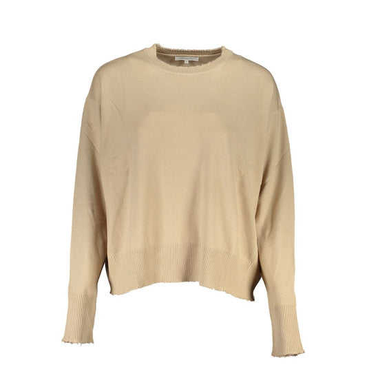 Patrizia Pepe Suéter de Mujer de Punto Beige