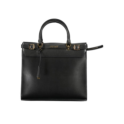 Bolso de mano Guess de poliuretano negro para mujer