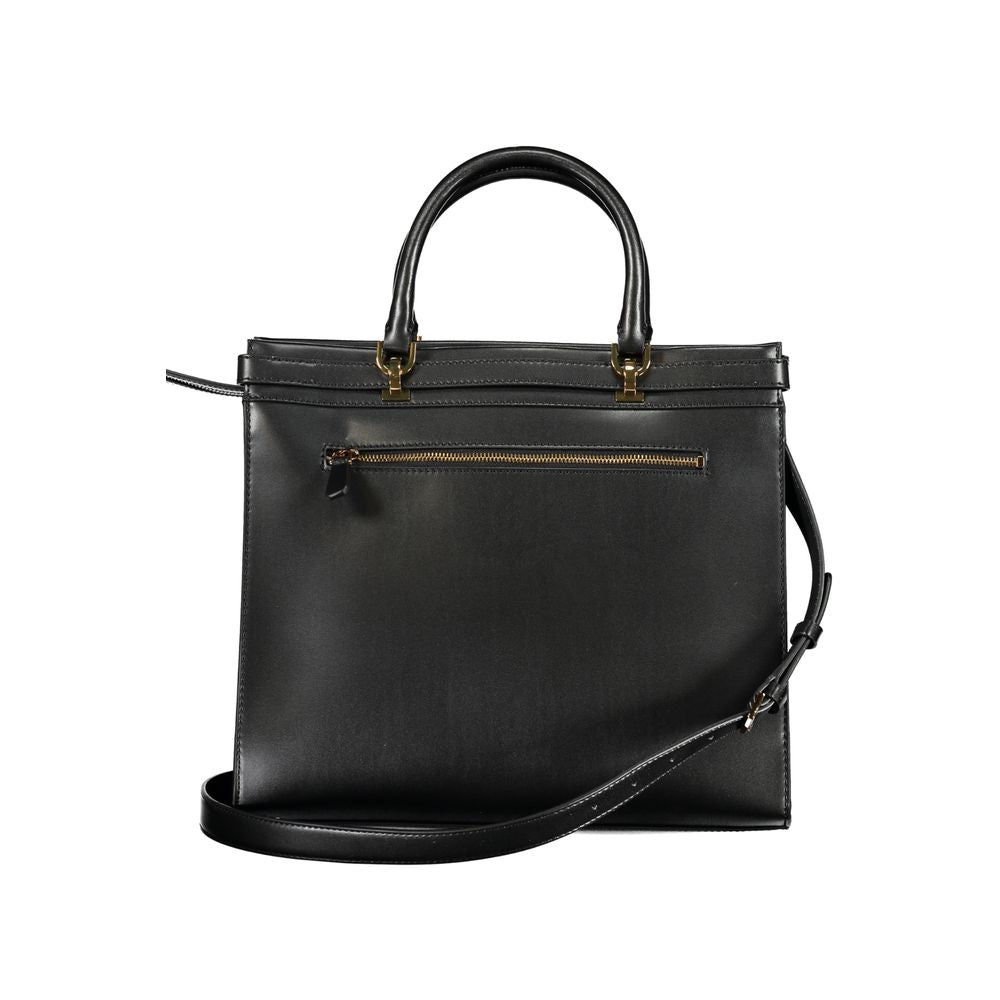 Bolso de mano Guess de poliuretano negro para mujer
