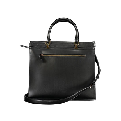 Bolso de mano Guess de poliuretano negro para mujer