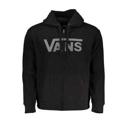 Sudadera con Capucha Negra de Algodón para Hombre Vans
