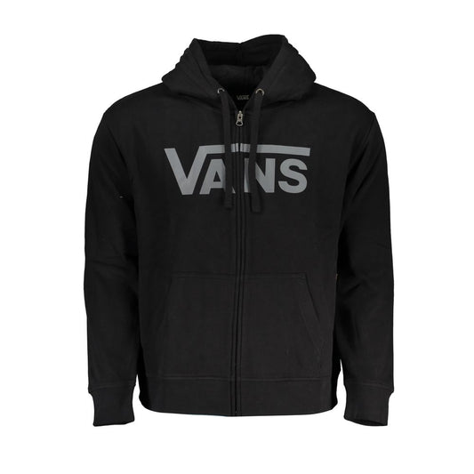 Sudadera con Capucha Negra de Algodón para Hombre Vans