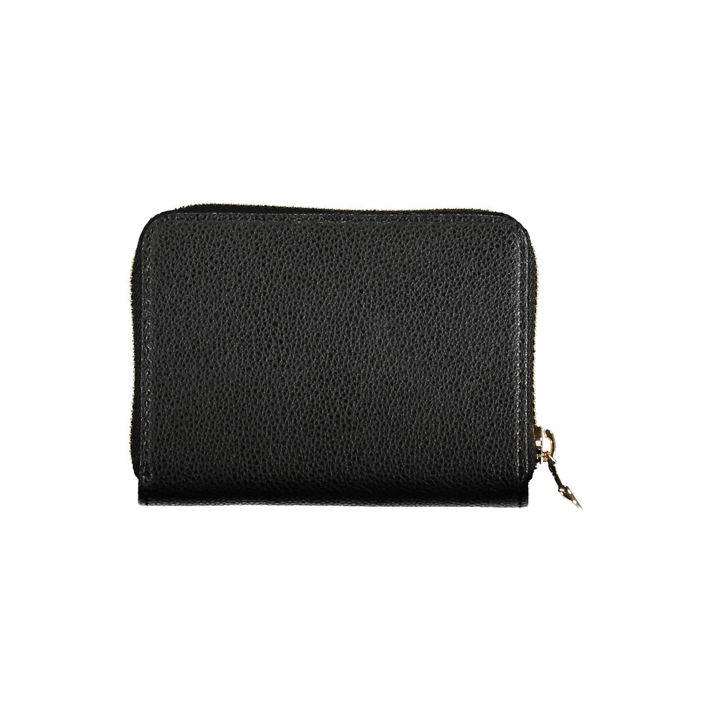 Cartera de cuero negra para mujer Patrizia Pepe